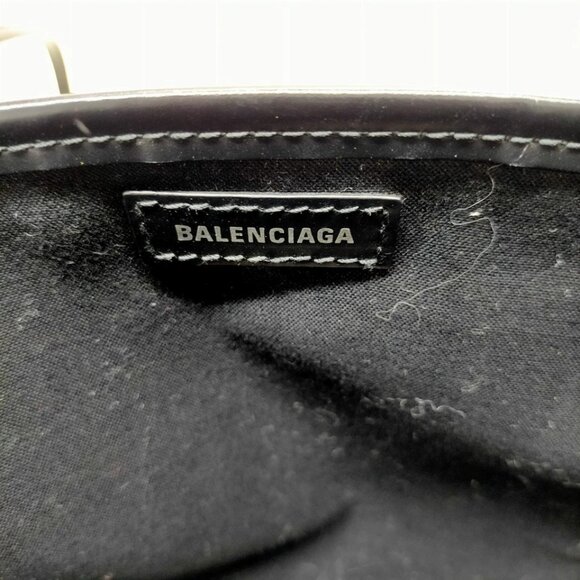 Balenciaga Hand Bag White Canvas 258-070325 - Picture 12 of 13